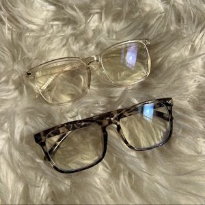 Set of 2 blue light glasses